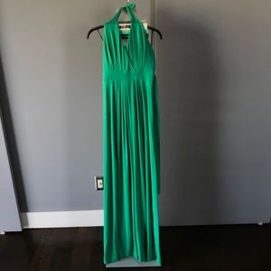 Green Maxi Avaleigh Halter Dress in S